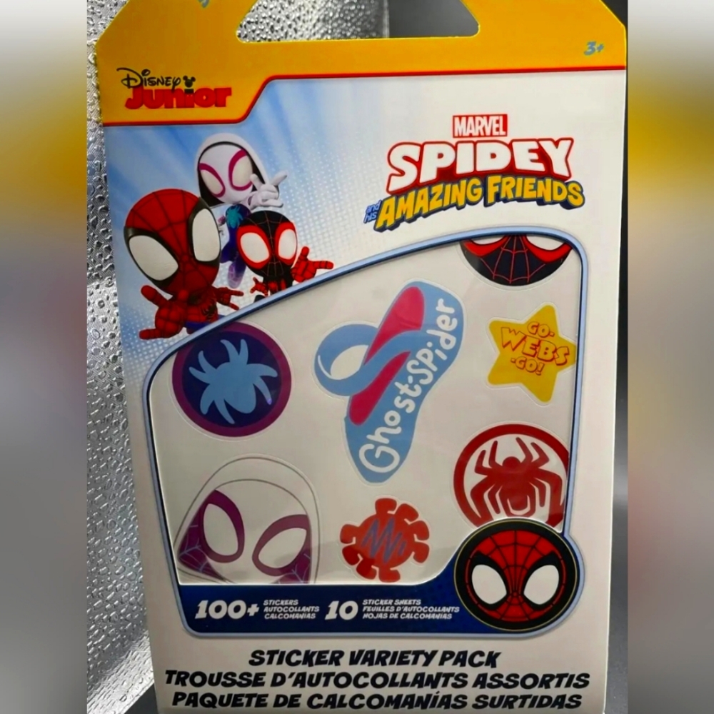 SPIDEY  FRIENDS, BATMAN STICKERLAND STICKERS 100PK, 295PK Can buy $ 16eachI q
